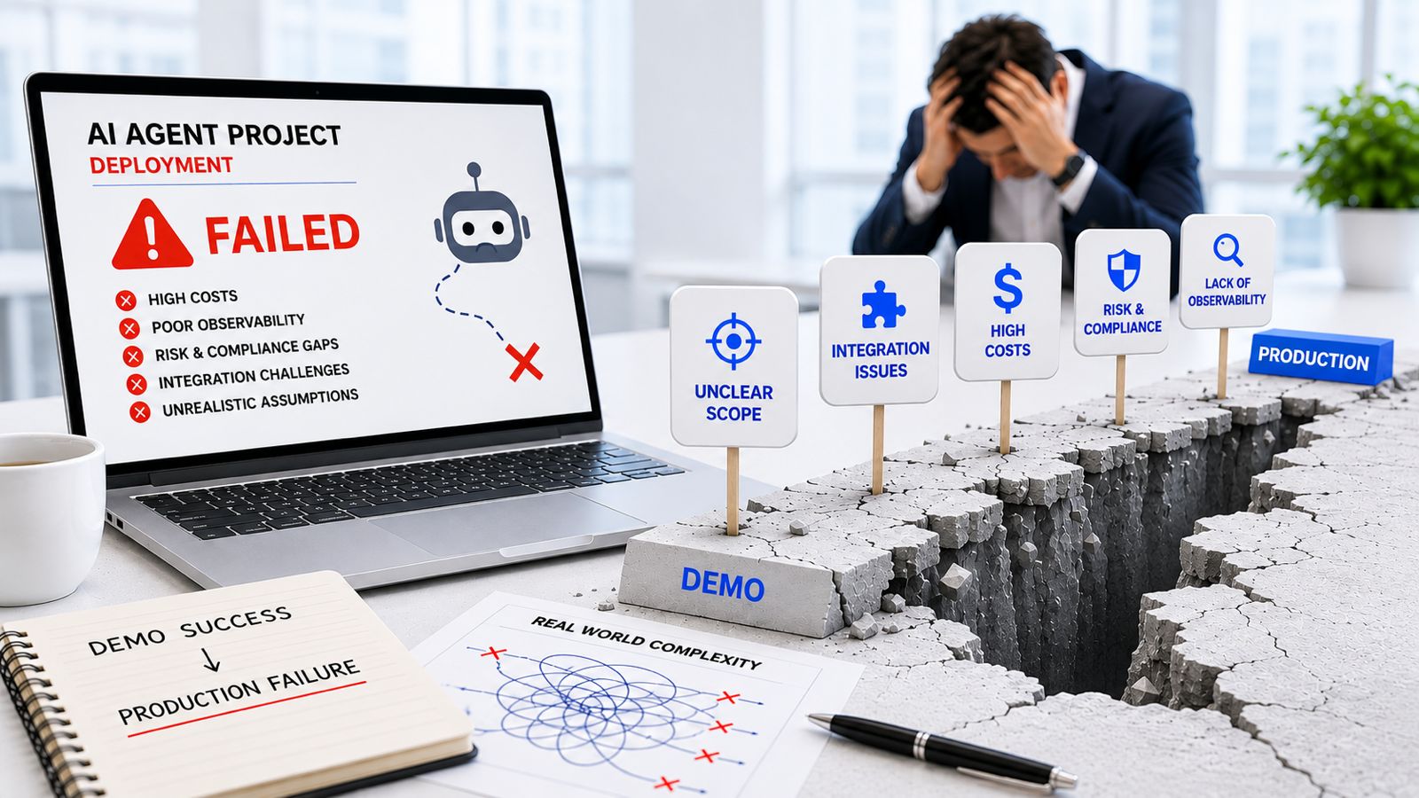 Why Enterprise AI Agent Projects Fail in Production (and It Is Rarely the Model)