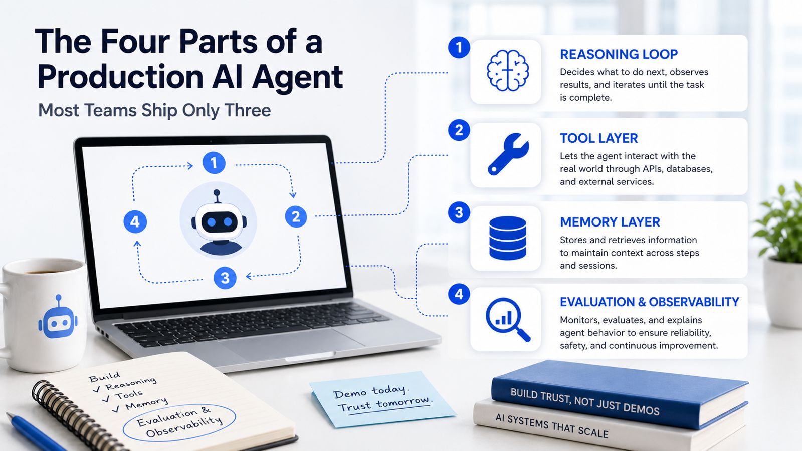 The Four Parts of a Production AI Agent (Most Teams Ship Only Three)